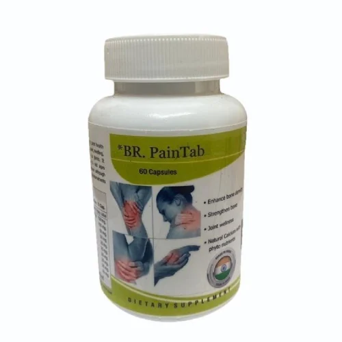 BR Herbal Pain Tabs for Joints Pain, 60 Capsule