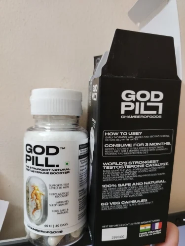 Grade: A Quality Of India GoDPill TestoSterone Booster, Dose Strength: 60 Capsules, Packaging Type: Bottle - Image 5